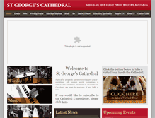 Tablet Screenshot of perthcathedral.org