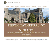 Tablet Screenshot of perthcathedral.co.uk